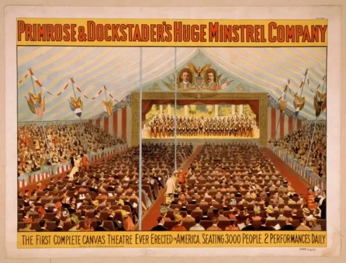 Framed Print : Primrose & Dockstaders Huge Minstrel Company Primrose & Doc Framed Print : Primrose & Dockstaders Huge Minstrel Company Primrose & Doc