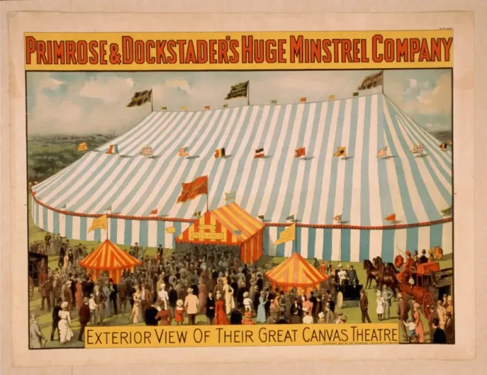 Framed Print : Primrose & Dockstaders Huge Minstrel Company Primrose & Doc Framed Print : Primrose & Dockstaders Huge Minstrel Company Primrose & Doc