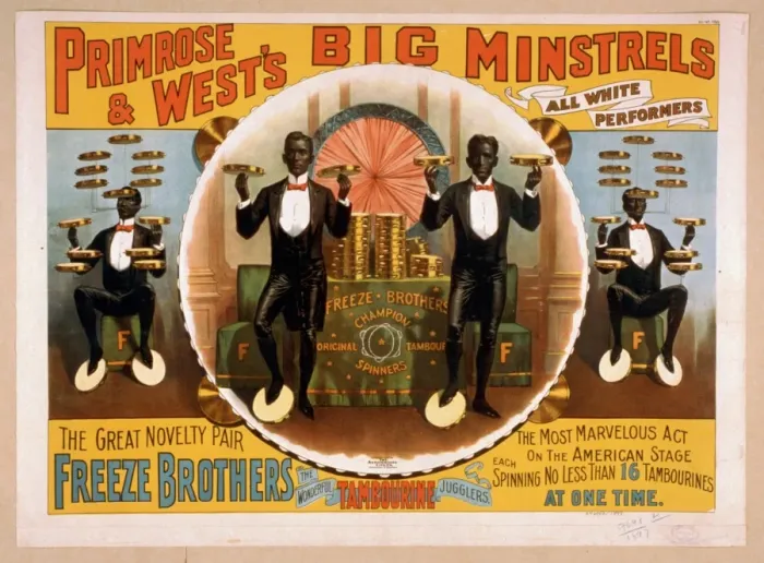 Framed Print : Primrose & Wests Big Minstrels all white performers Primros Framed Print : Primrose & Wests Big Minstrels all white performers Primros