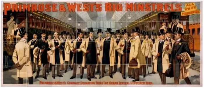 Framed Print : Primrose & Wests Big Minstrels all white performers Primros Framed Print : Primrose & Wests Big Minstrels all white performers Primros