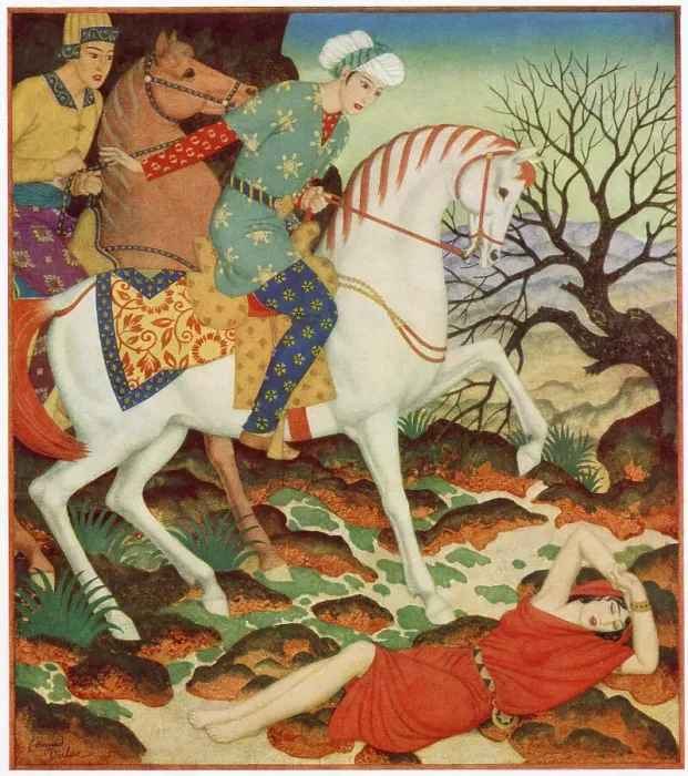 Framed Print : Prince Ahmed finds the sorceress Framed Print : Prince Ahmed finds the sorceress