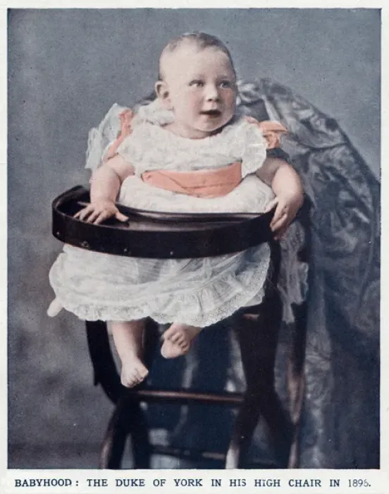 Framed Print : Prince Albert in high chair Framed Print : Prince Albert in high chair