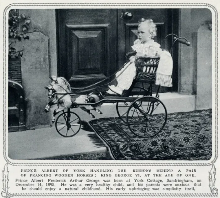 Framed Print : Prince Albert later George VI at the age of one Framed Print : Prince Albert later George VI at the age of one