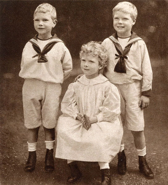 Prince Albert, Princess Mary and Prince Edward