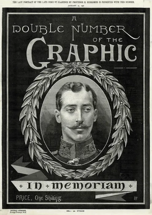 Framed Print : Prince Albert Victor, Duke of Clarence and Avondale Framed Print : Prince Albert Victor, Duke of Clarence and Avondale