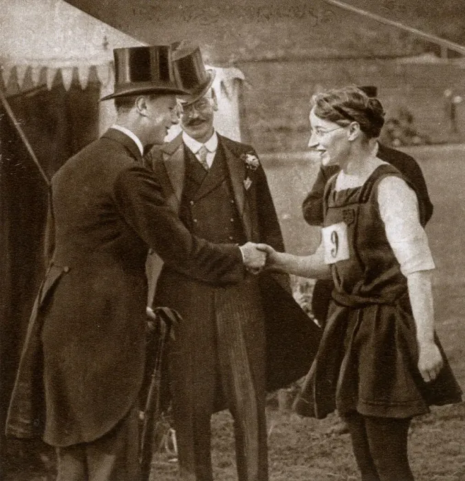 Framed Print : Prince Albert visiting the Civil Service Sports Day Framed Print : Prince Albert visiting the Civil Service Sports Day