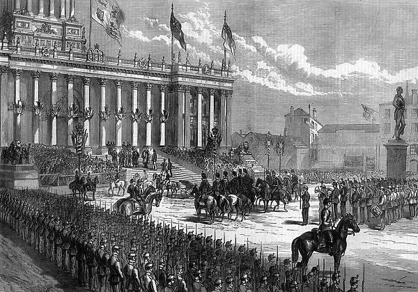Prince Arthur at Leeds, Arrival of the Prince at town hall