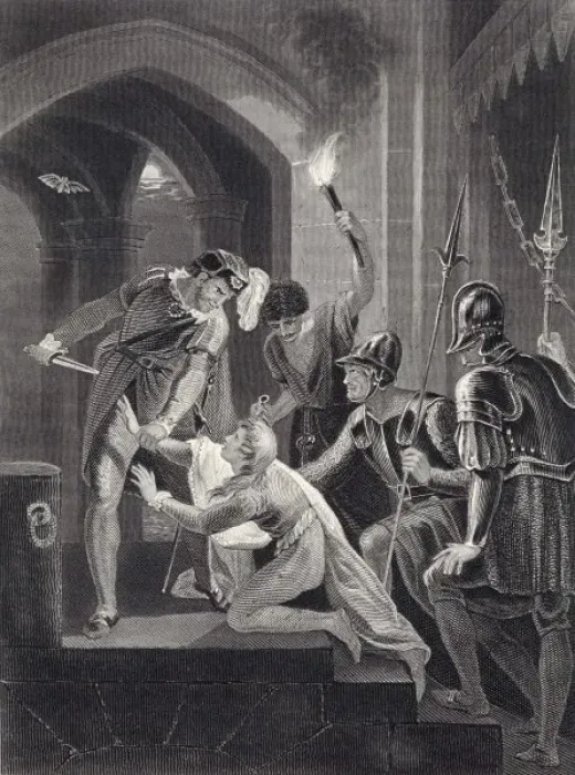 Framed Print : Prince Arthur Murdered Framed Print : Prince Arthur Murdered