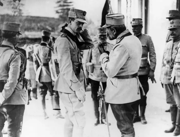 Framed Print : Prince Carol of Romania in uniform