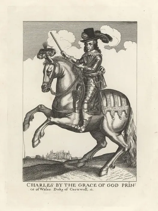 Framed Print : Prince Charles, later Charles II of England, on horseback Framed Print : Prince Charles, later Charles II of England, on horseback