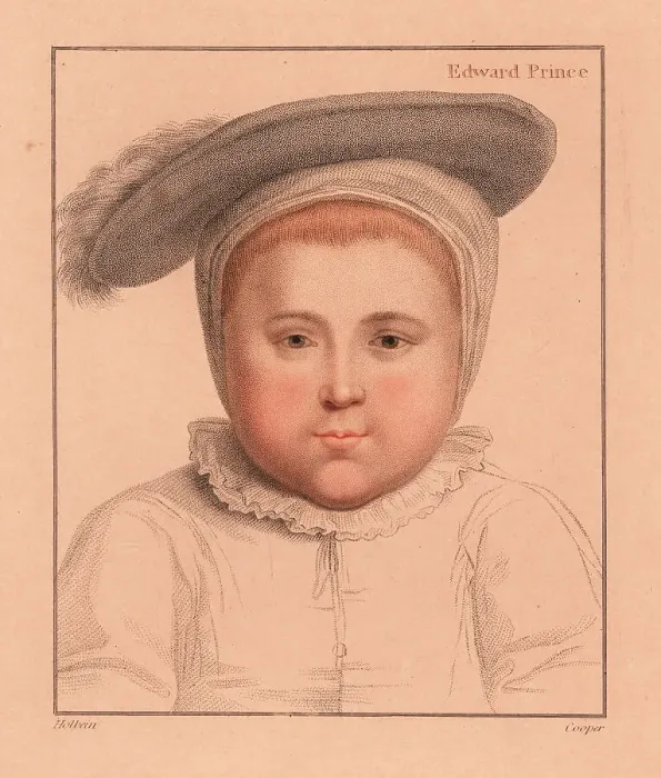 Framed Print : Prince Edward, aged 1, later King Edward VI of England Framed Print : Prince Edward, aged 1, later King Edward VI of England