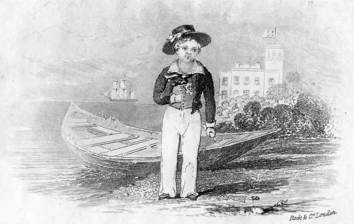 Framed Print : Prince Edward as a boy in a sailor suit Framed Print : Prince Edward as a boy in a sailor suit