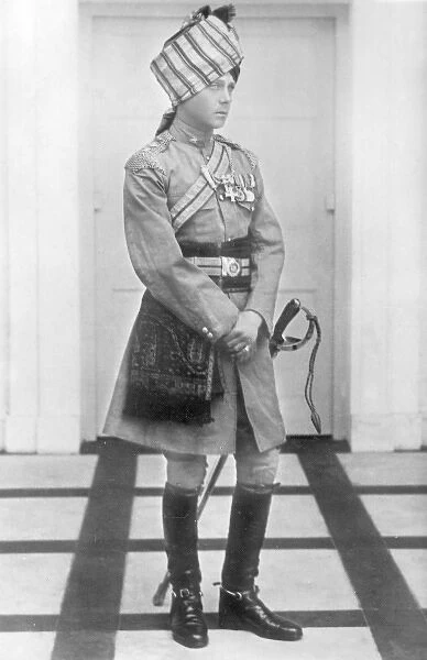 Prince Edward of Wales in Indian military uniform