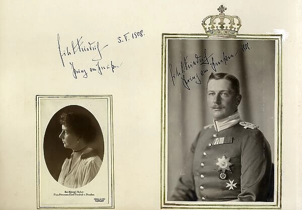 Prince Eitel Friedrich of Prussia and his wife