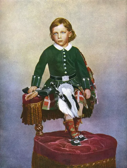 Framed Print : Prince George in Highland dress Framed Print : Prince George in Highland dress