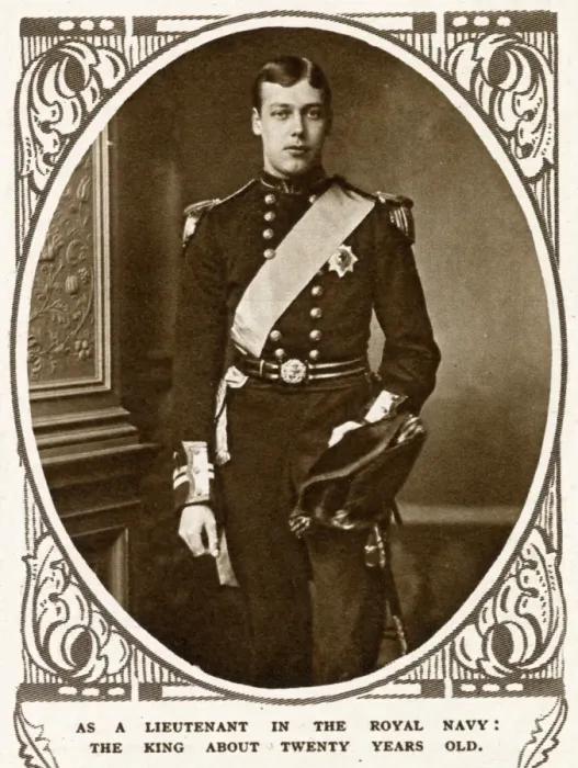 Framed Print : Prince George in Royal Navy uniform Framed Print : Prince George in Royal Navy uniform