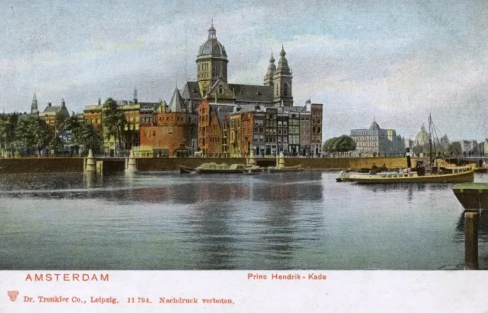 Framed Print : Prince Hendrik Quay, Amsterdam, Netherlands Framed Print : Prince Hendrik Quay, Amsterdam, Netherlands