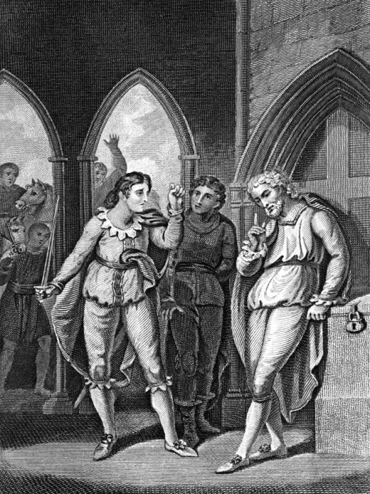 Framed Print : Prince Henry seizes the Royal Treasury Framed Print : Prince Henry seizes the Royal Treasury