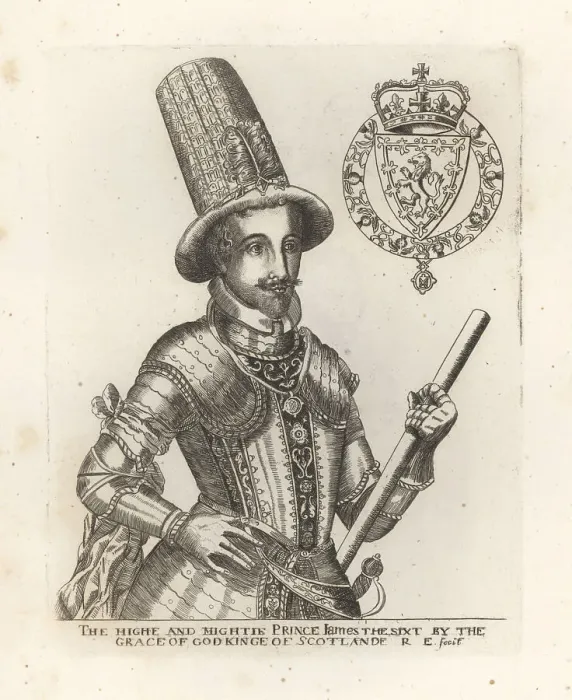 Framed Print : Prince James VI of Scotland, 1566-1625 Framed Print : Prince James VI of Scotland, 1566-1625
