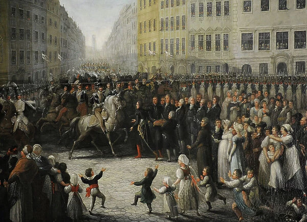 Prince Jozef Poniatowski entering Krakow on July 15, 1809
