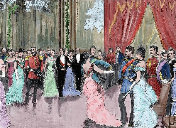 Prince Ludwig Ferdinand of Bavaria (1859-1949) and Infanta M