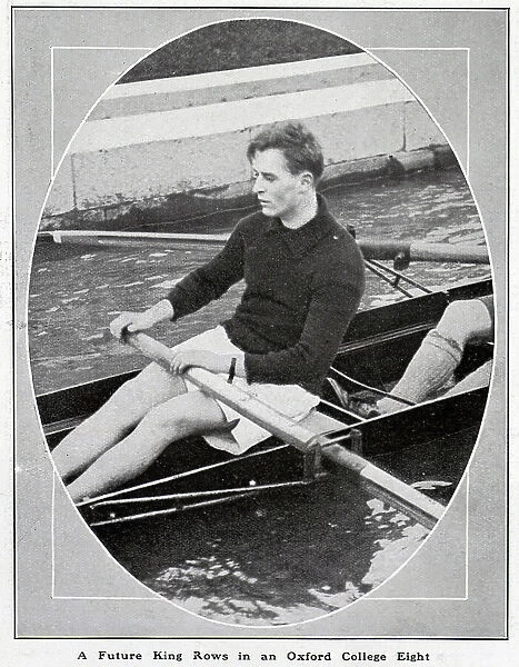 Prince Olaf. Oxford rower