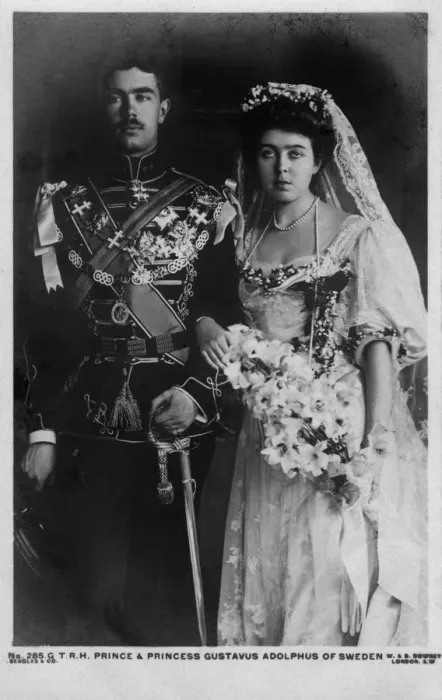 Framed Print : Prince & Princess Gustavus Adolphus of Sweden Framed Print : Prince & Princess Gustavus Adolphus of Sweden