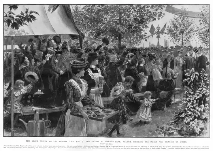 Framed Print : Prince and Princess of Wales at Bishops Park, Fulham Framed Print : Prince and Princess of Wales at Bishops Park, Fulham