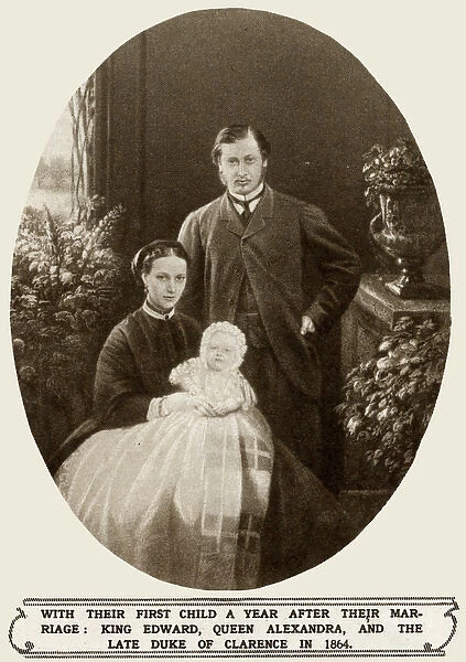 Prince and Princess of Wales, with their first child