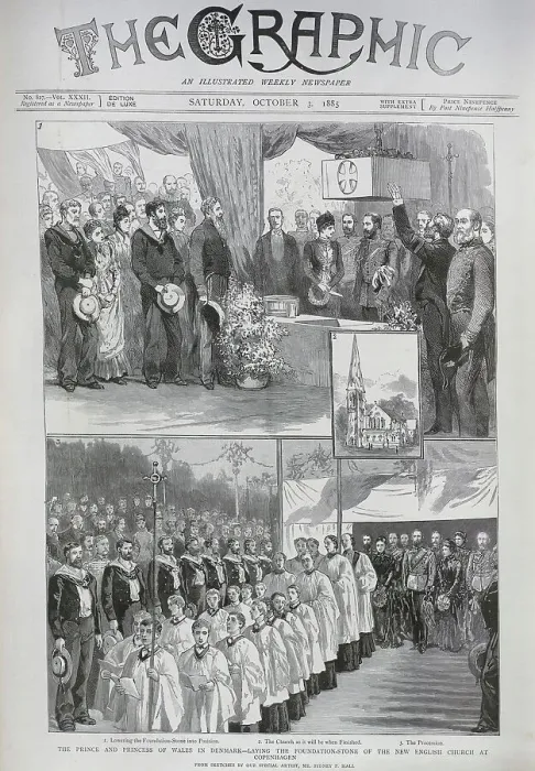 Framed Print : The Prince of Wales in Denmark Framed Print : The Prince of Wales in Denmark