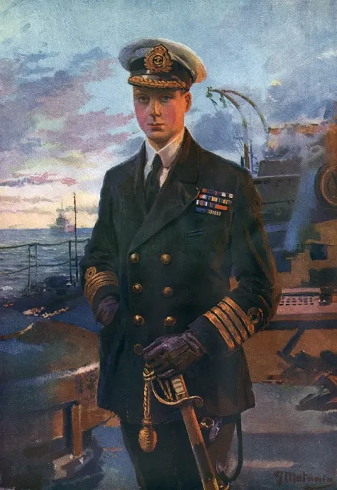 Framed Print : The Prince of Wales by Fortunino Matania Framed Print : The Prince of Wales by Fortunino Matania