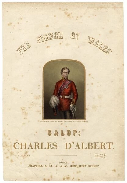 Prince of Wales Galop, music sheet
