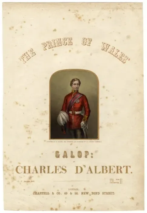 Framed Print : Prince of Wales Galop, music sheet Framed Print : Prince of Wales Galop, music sheet