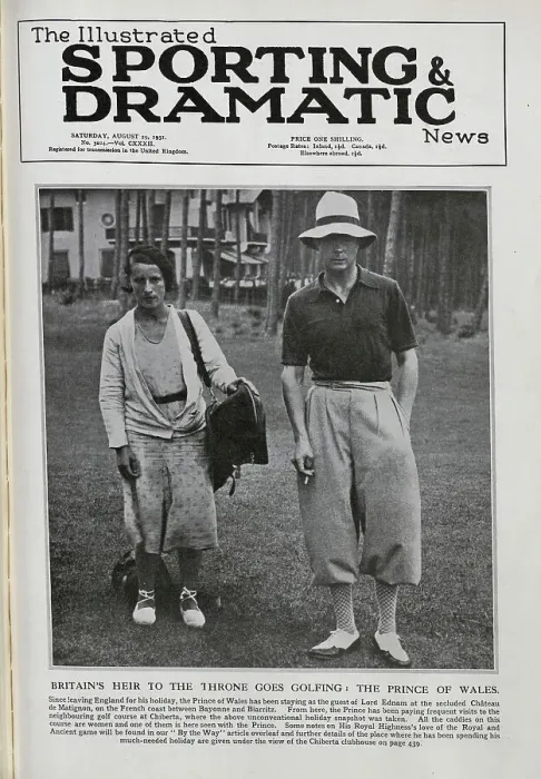 Framed Print : Prince of Wales Golfing Framed Print : Prince of Wales Golfing