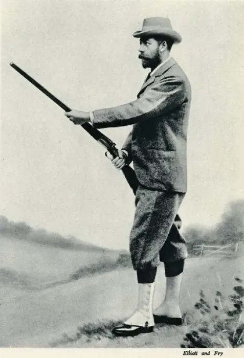 Framed Print : Prince of Wales with his gun Framed Print : Prince of Wales with his gun