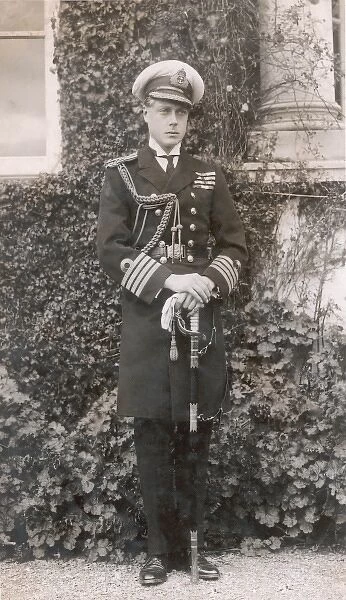 Prince of Wales (later Edward VIII) in naval uniform