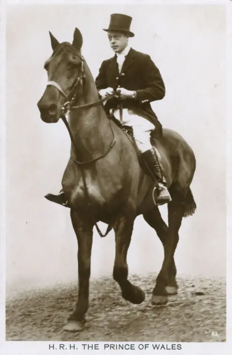 Framed Print : Prince of Wales, later King Edward VIII, on horseback Framed Print : Prince of Wales, later King Edward VIII, on horseback