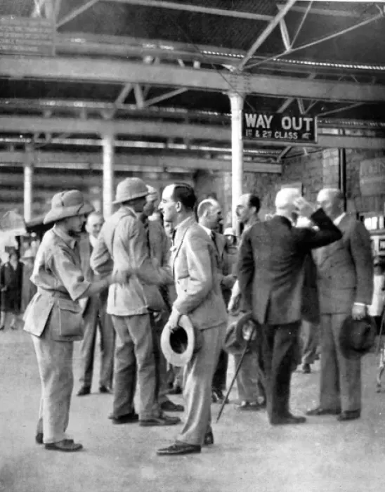Framed Print : Prince of Wales at Nairobi station Framed Print : Prince of Wales at Nairobi station