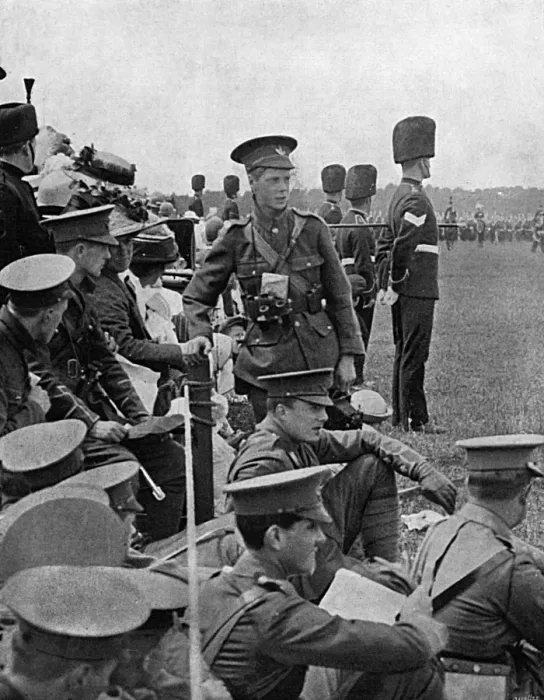 Framed Print : The Prince of Wales at the outbreak of World War I Framed Print : The Prince of Wales at the outbreak of World War I