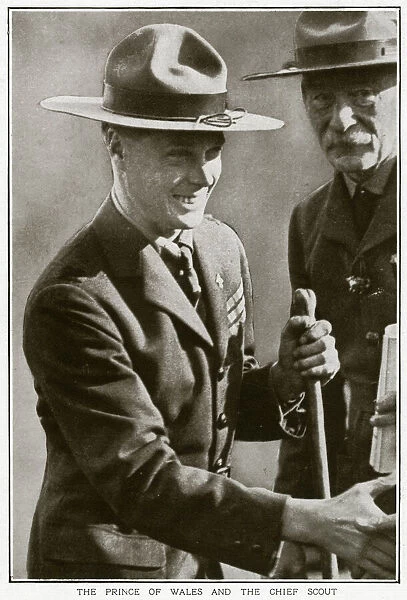 Prince of Wales and Sir Robert Baden-Powell 1922