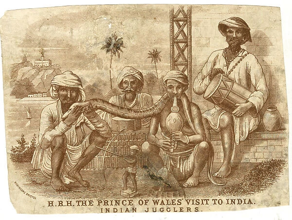 Prince of Wales visit to India in 1876 - Indian Jugglers