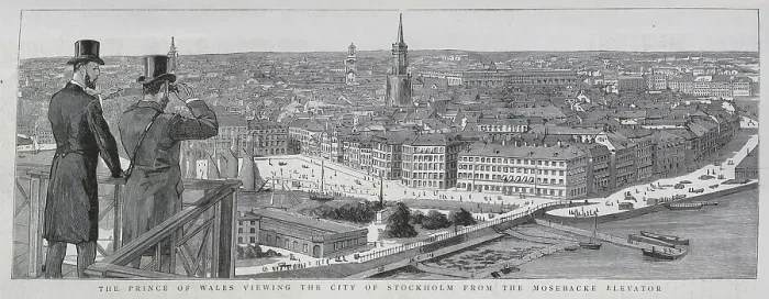 Framed Print : The Prince of Wales visits Stockholm Framed Print : The Prince of Wales visits Stockholm