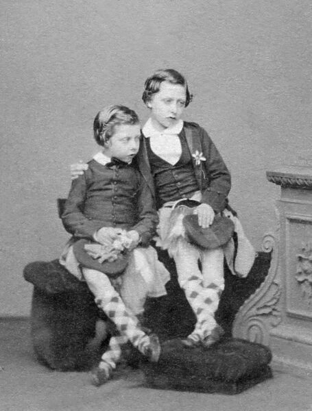 Princes Leopold and Arthur in 1861