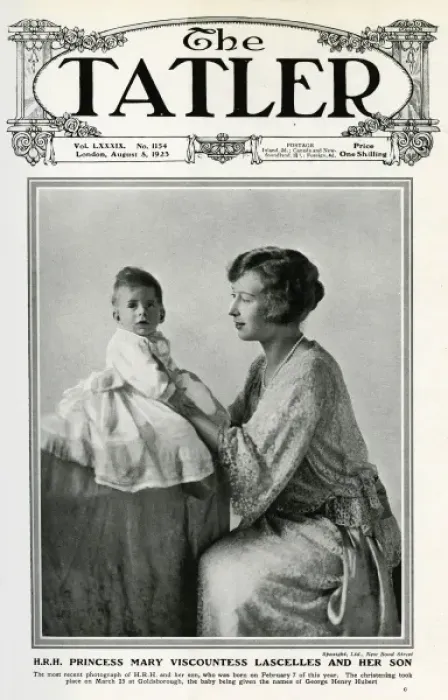 Framed Print : Princes Mary Vicountess Lascelles and her son Framed Print : Princes Mary Vicountess Lascelles and her son