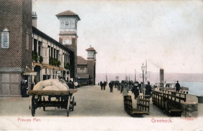 Framed Print : Princes Pier, Greenock, Renfrewshire Framed Print : Princes Pier, Greenock, Renfrewshire