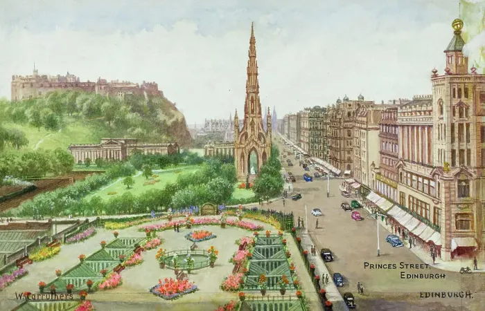 Framed Print : Princes Street, Edinburgh, Lothian, Scotland Framed Print : Princes Street, Edinburgh, Lothian, Scotland