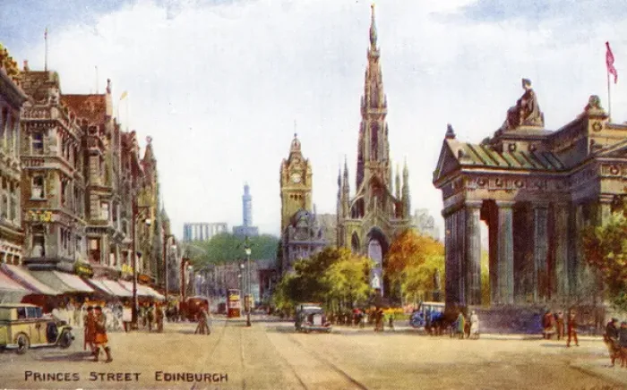 Framed Print : Princes Street, Edinburgh, Midlothian Framed Print : Princes Street, Edinburgh, Midlothian
