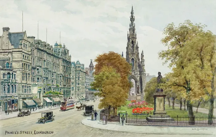 Framed Print : Princes Street, Edinburgh, Scotland Framed Print : Princes Street, Edinburgh, Scotland
