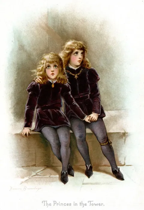 Framed Print : The Princes in the Tower Framed Print : The Princes in the Tower