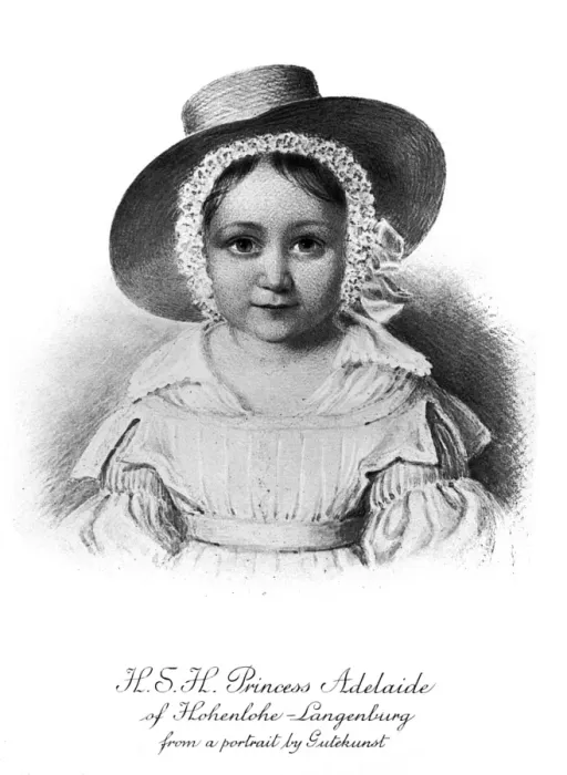 Framed Print : Princess Adelaide of Hohenlohe-Langenburg Framed Print : Princess Adelaide of Hohenlohe-Langenburg